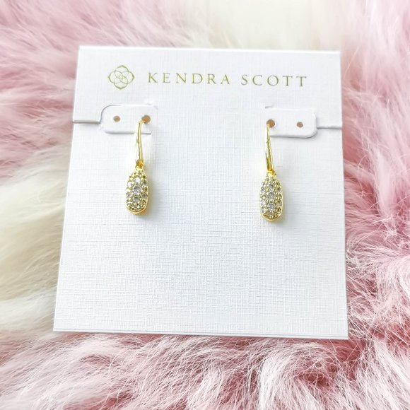 Kendra Scott Jewelry Kendra Scott Gold Grayson White Crystal Drop